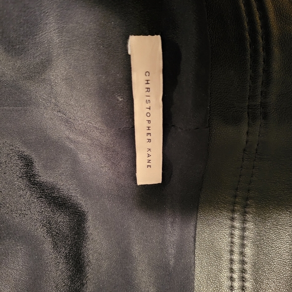 Christopher Kane Black Studded Leather Pants - Picture 7 of 12